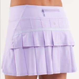 Lululemon pace setters tennis skirt lilac